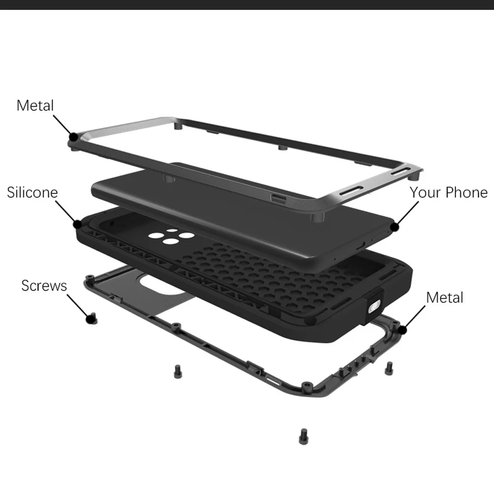 Мощные Чехлы LOVE MEI для телефонов Huawei Mate 20 Pro сверхпрочный ударопрочный чехол