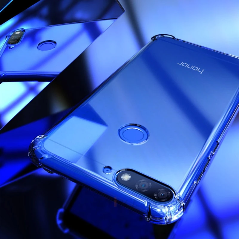 Противоударная подушка безопасности ТПУ прозрачный чехол для телефона huawei на honor