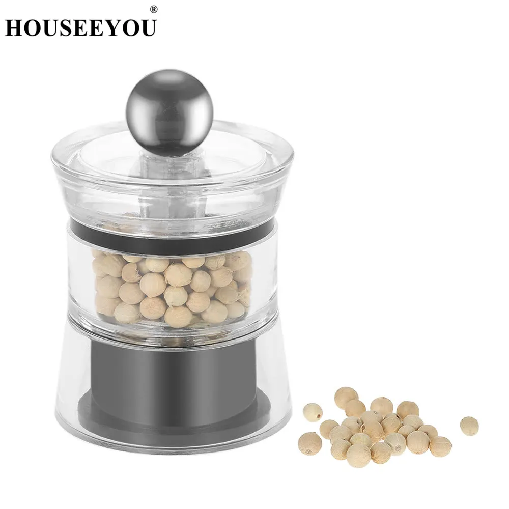 Ручная мини-мельница для соли и перца из нержавеющей стали |