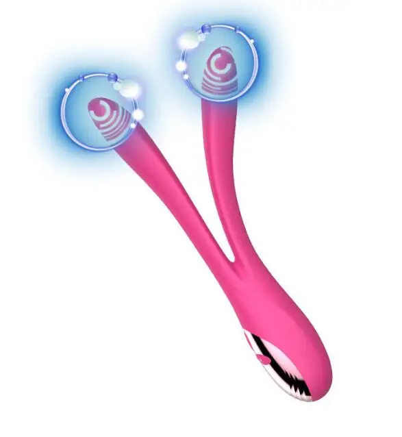 G Spot двойной головкой бифуркация вибратор USB секс игрушки для женщин AV палочка