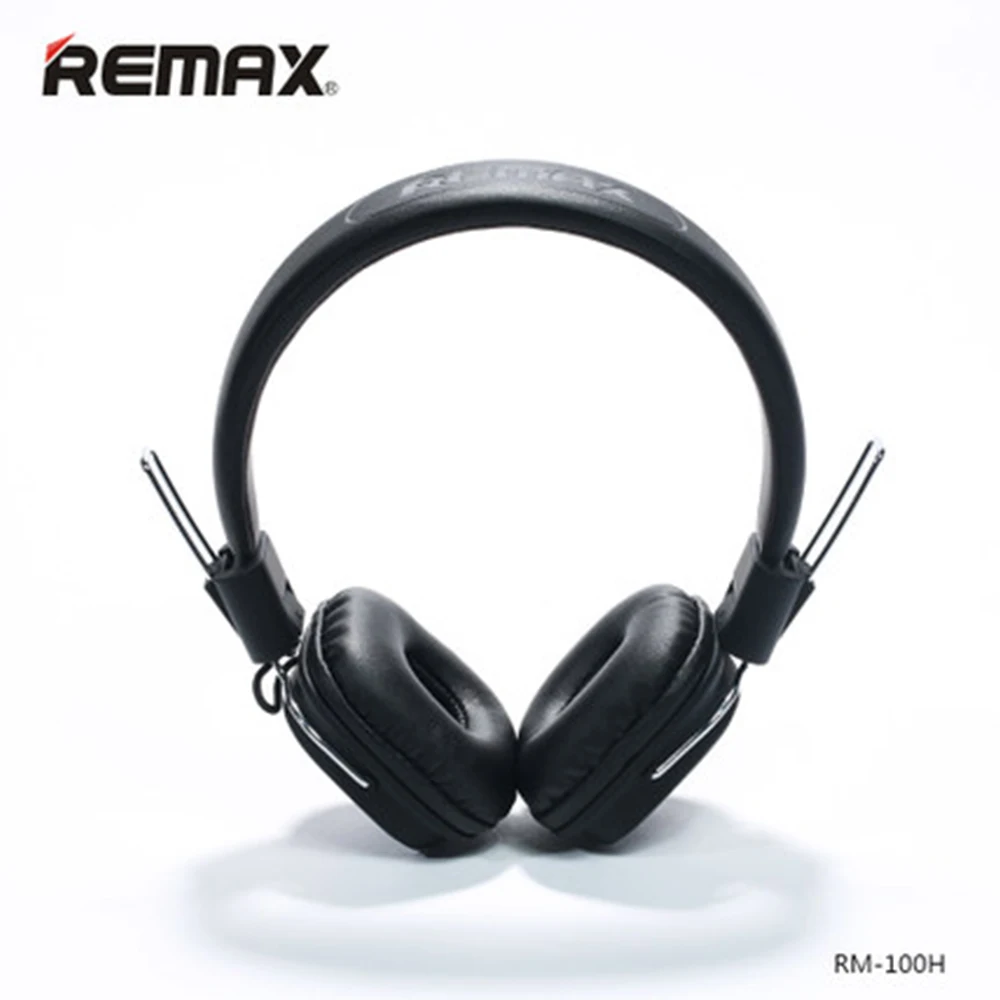 Remax 100 H проводные наушники с Mi crophone Складной HIFI над ухом гарнитуры для iphone 8 Сяо mi 6
