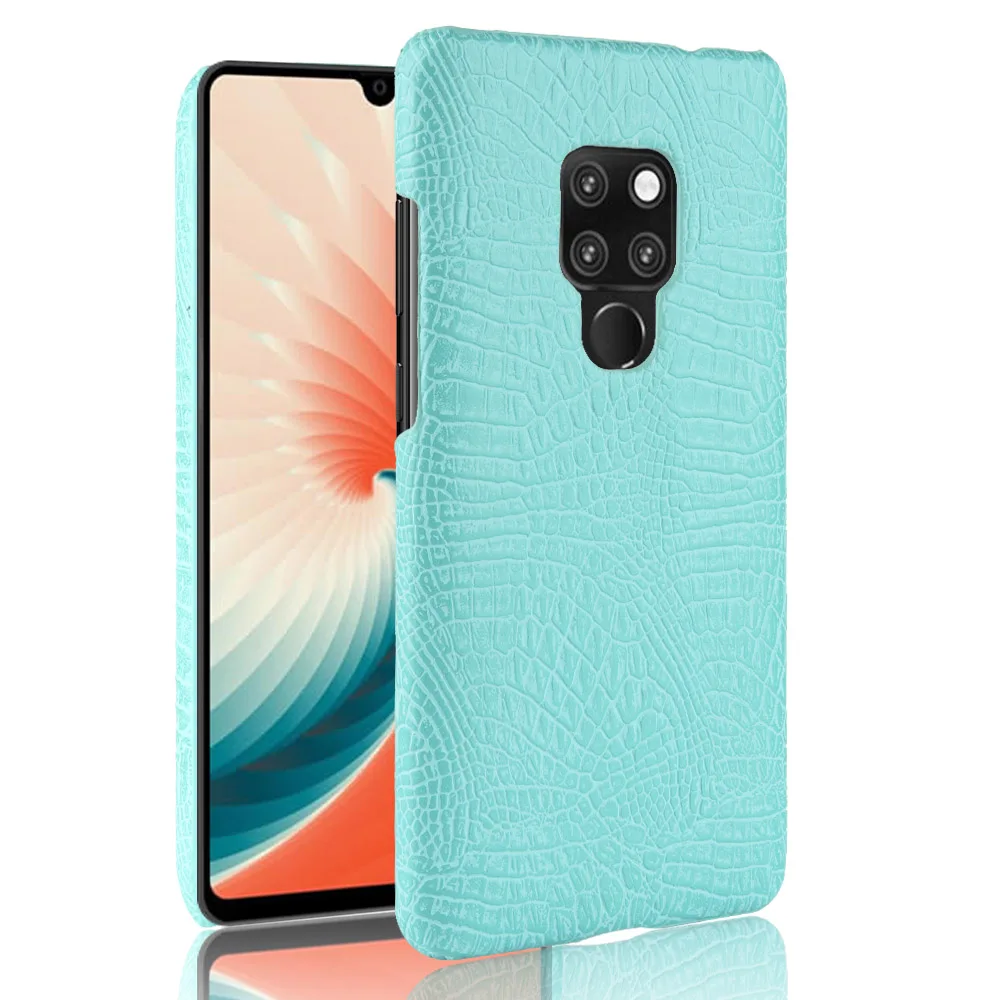 Роскошные Бизнес Крокодил Змея кожи шаблон кожаный чехол для huawei Коврики 20