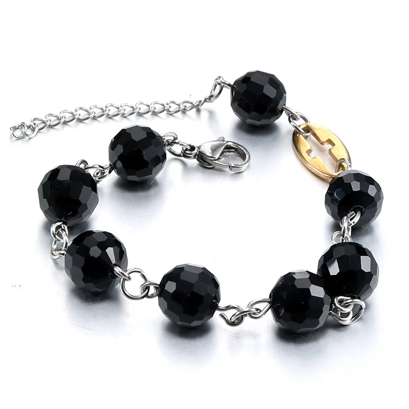 Браслет из нержавеющей стали YaHui браслет с бусинами браслеты подарки для женщин