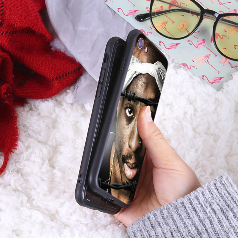 Чехол для телефона Tupac и Biggi iphone7 8 Plus роскошный мягкий силиконовый чехол iPhone8 6 6s X XR
