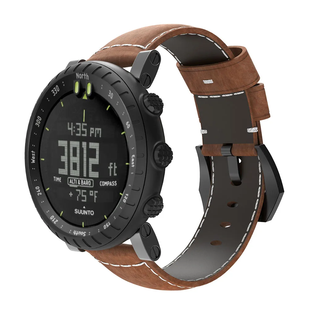 Ремешок из натуральной кожи для часов Suunto Core сменный ремешок Смарт часы браслет