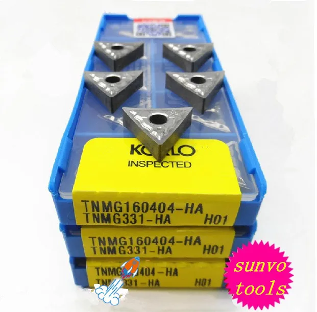 50 шт. TNMG160404 TNMG160408 TNMG160402 TNMG160412-AK H01 Карбид Алюминия вставка KORLOY цементированный карбид поворотные вставки WTJNR