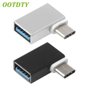 Переходник USB-CUSB 3.0, Угловой (90 градусов), поддержка OTG, для MacBook, телефонов на платформе Android
