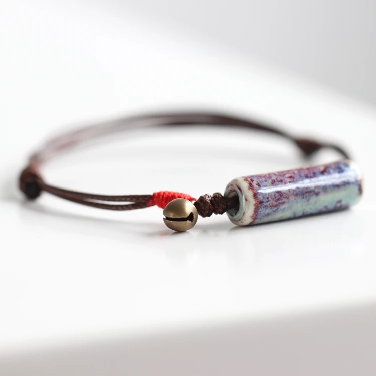 

Ancients way Handmade Ceramic Beads Charm Gift Women's Bracelet Fashion Jewelry Free Shipping #1541