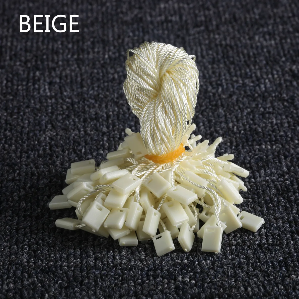 200 шт./лот веревка для одежды белые черные бежевые веревки хлопковые подвесные