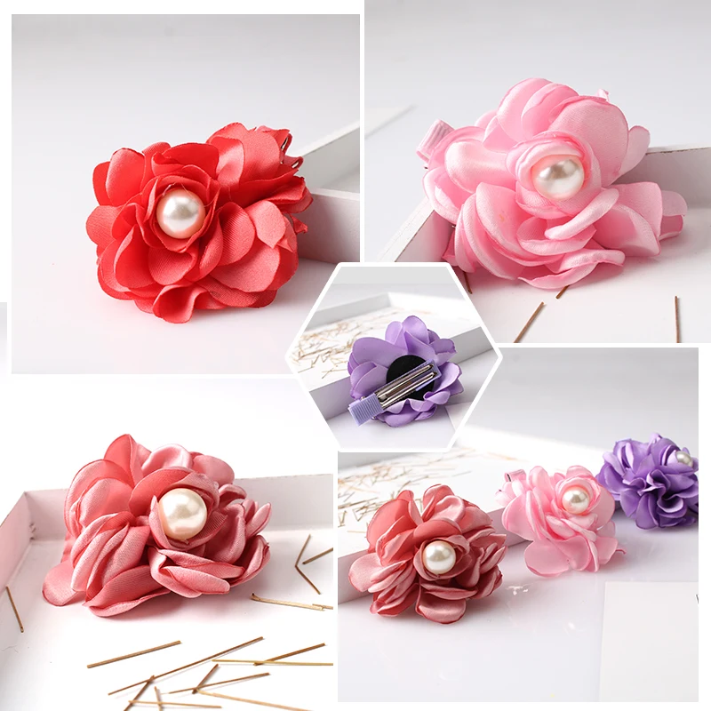 Женские заколки для волос M MISM Красивые Цветочные с искусственным жемчугом