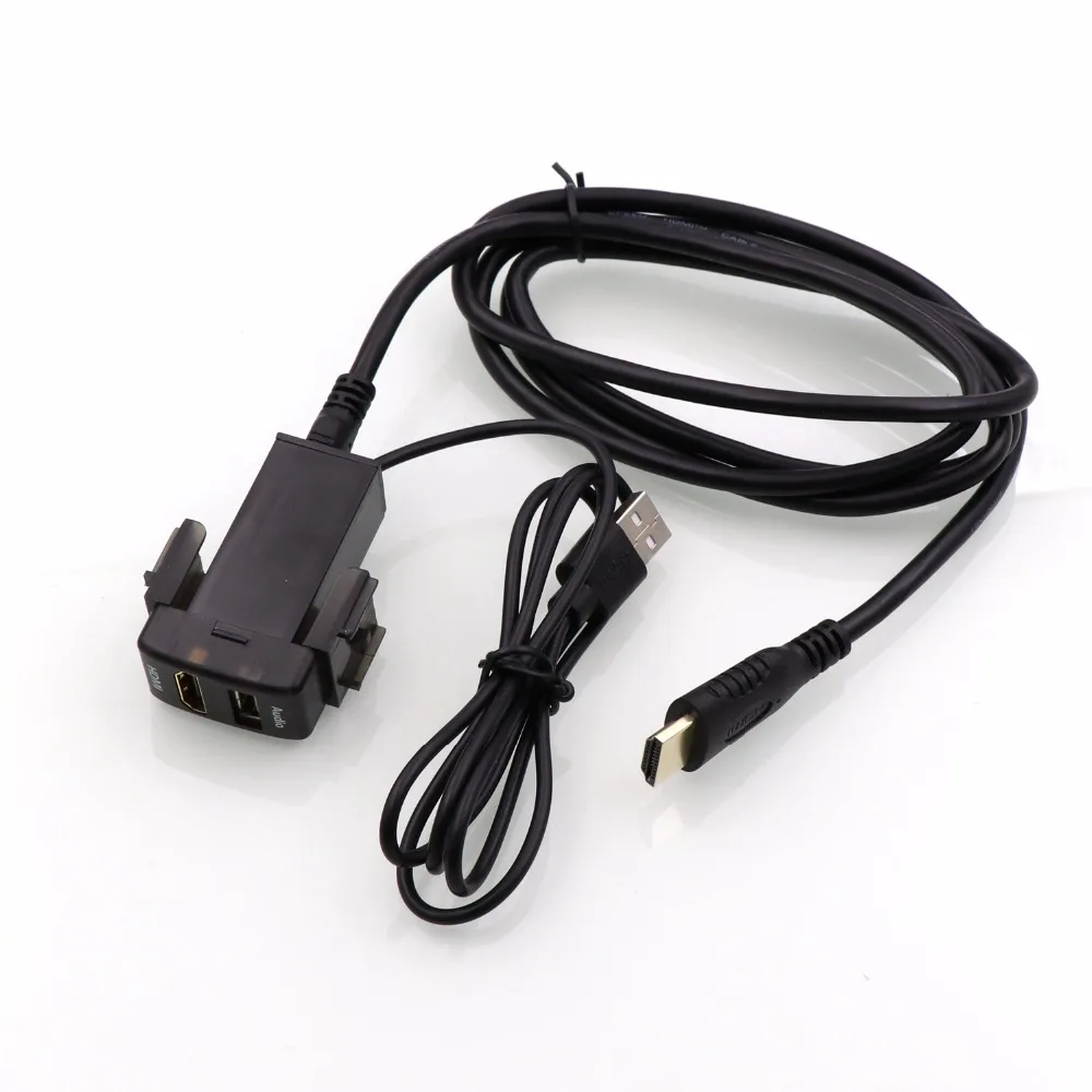 Автомобильное USB Аудио Входное зарядное устройство с разъемом HDMI для NISSAN, Qashqai, Tiida, X-trail, Sunny, NV200, Teana, Sylphy, Paladin, March