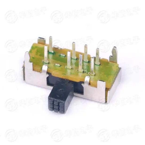 20pcs Double pole double throw switch / horizontal toggle side dial 2 row 3rd gear (2P3T) SK-23D06G5 | Электроника