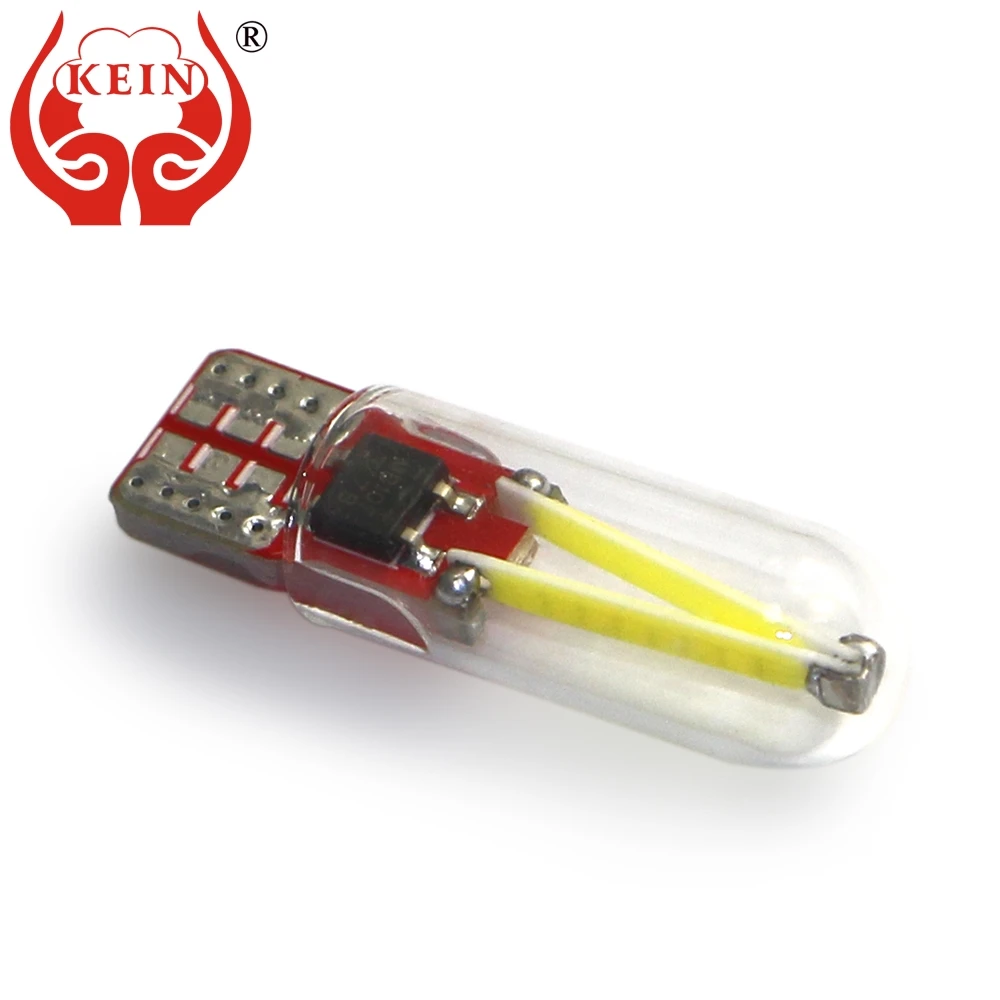 KEIN 1 шт. W5W led t10 COB Лампа 194 168 501 Светодиодная внутренняя панель купольная боковая