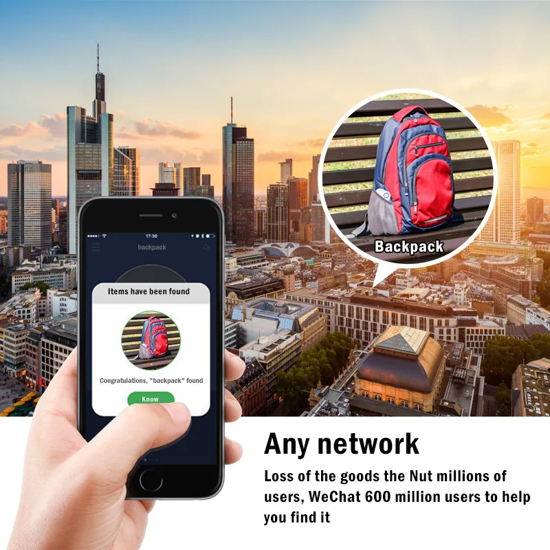 Умный мини-трекер GPS с защитой от потери водонепроницаемый bluetooth-трекер для