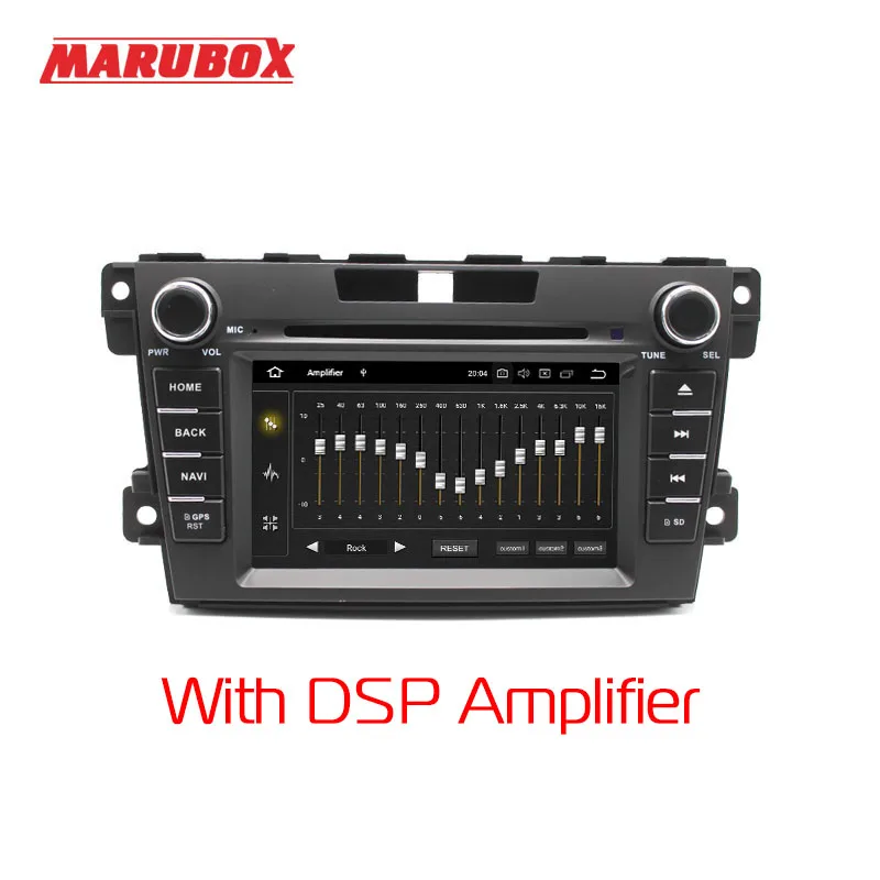Marubox 2 Din Android Автомагнитола 4 Гб ОЗУ для Mazda CX-7 2006-2012 " ips Авторадио Навигация gps DVD мультимедийный плеер 7A709PX5 - Цвет: With DSP Amplifier