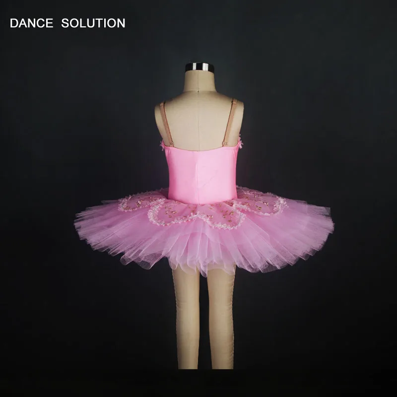 BLL006 Pink Spandex Bodice Ballet Tutu Pancake Dance Costumes Stage Performance Pre-professional Girl &amp Woman Dress | Тематическая