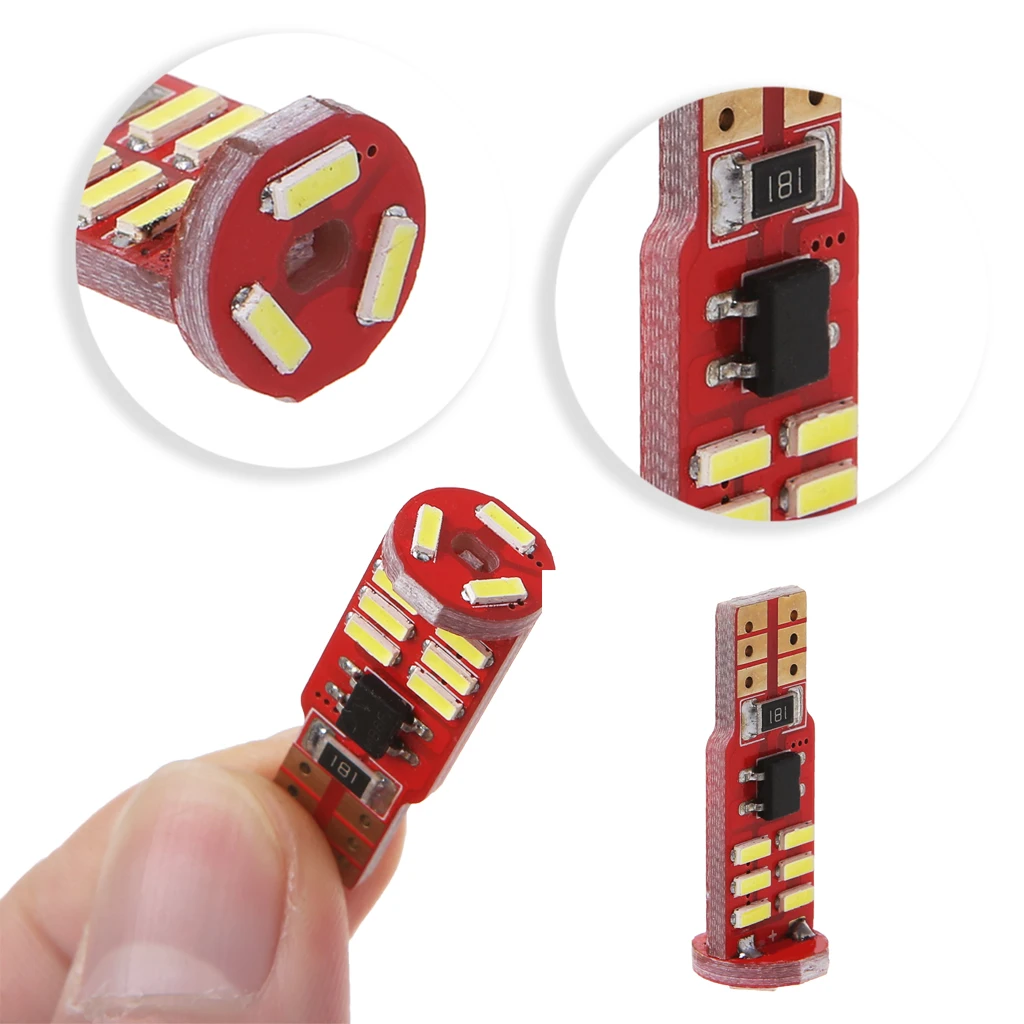 Новый CAN-bus без ошибок 15-SMD T10 W5W светодиодный 5W5 4014 маркер светильник белый |