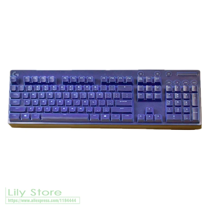 Для logitech G610 G810 G213 G413 K840 G512 с подсветкой игра механическая клавиатура протектор Кнопка пылезащитный чехол 104 ключ защитная кожа