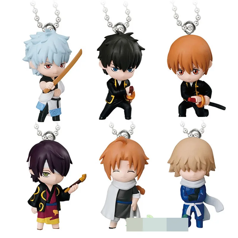 Аниме GINTAMA оригинальные капсульные игрушки коллекция часть 1 Саката Gintoki Toshiro Okita