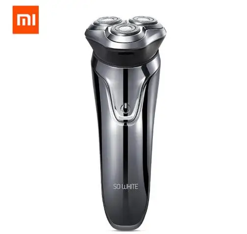 black color Лучшая цена XIAOMI Soocas SO WHITE беспроводной 3D Смарт usb зарядка электрическая бритва IPX7 водонепроницаемый блок защиты - Цвет: black color