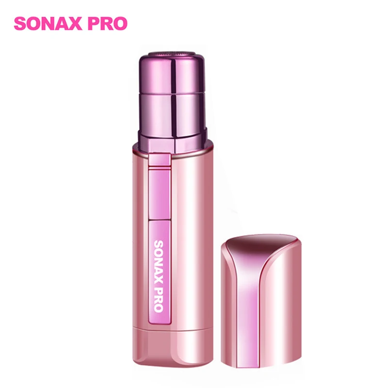 SONAX PRO Портативный Триммер электрический Для женщин помада Эпилятор бритвы лица