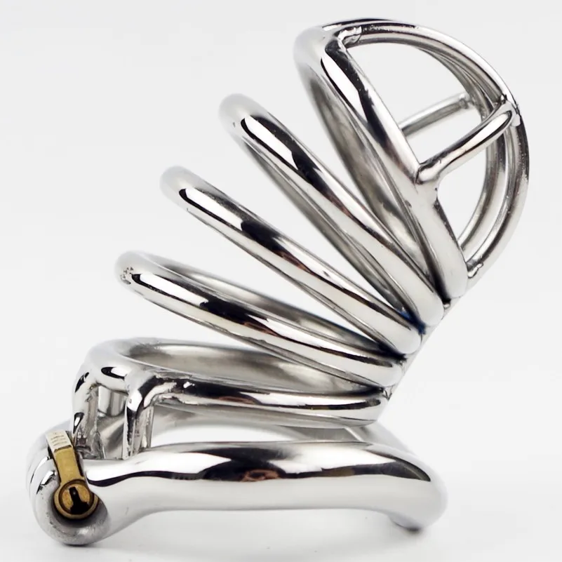 Нержавеющая сталь Пояс верности для мужчин фиксатор пениса устройство Размер L