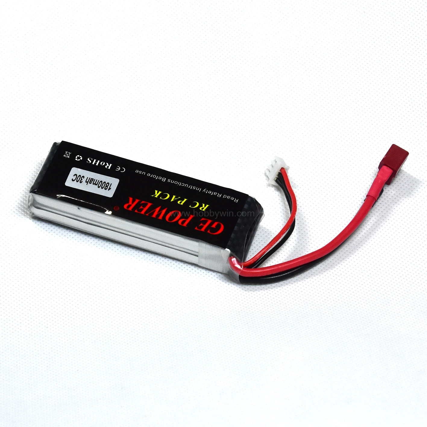 7.4V 2S 1800mAh 30C LiPO Battery T plug for FPV Drone RC Model Airplane Helicopter | Игрушки и хобби
