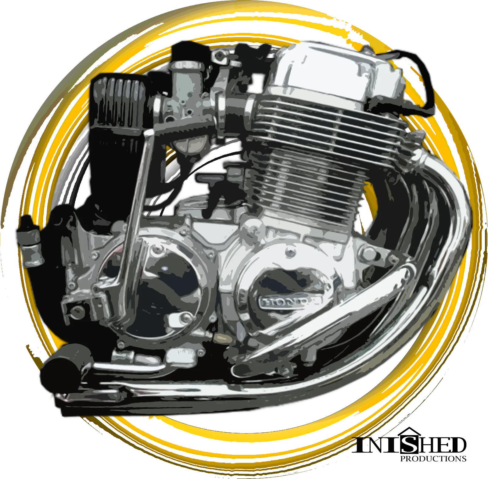 Крутая Классическая футболка унисекс с мотором Hon Cb750 в стиле ретро 2019|Мужские