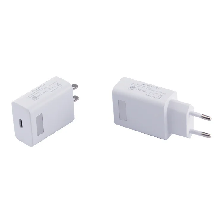 Usb type-C PD зарядное устройство адаптер для Apple MacBook/iPhone X/ iPad type-c USB-C PD Быстрая зарядка 18 Вт стены/путешествия зарядное устройство адаптеры