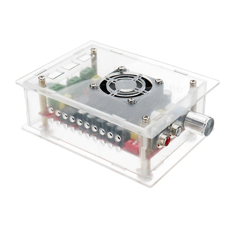 DIY DC 12V до 34V TDA7498 высокой мощности Цифровой усилитель доска 2X100W автомобильный