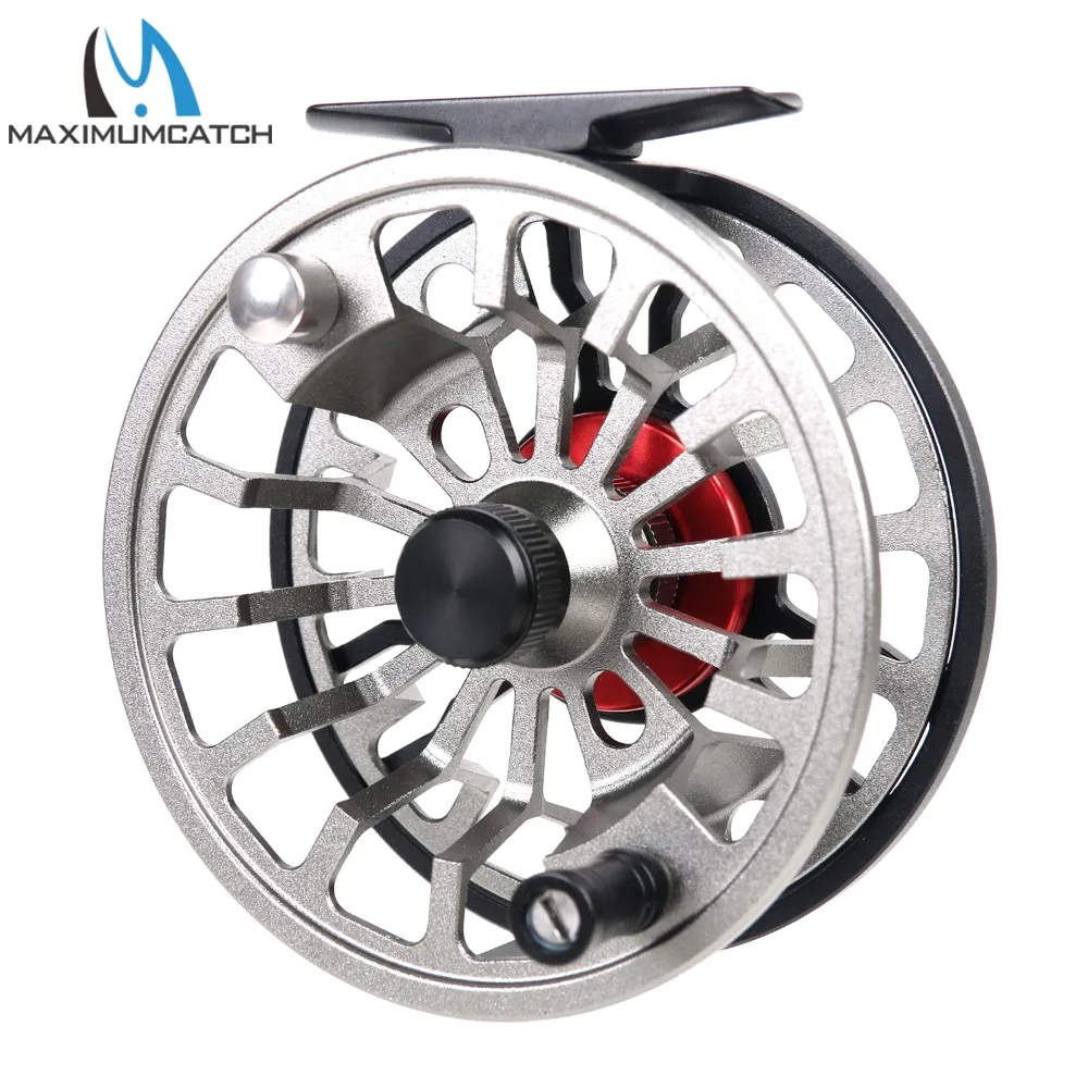 Maximumcatch Maxcatch Fly Fishing Reel CNC Machined Aluminium Alloy Body Mid Arbor 3/4/5/6/7/8WT | Спорт и развлечения