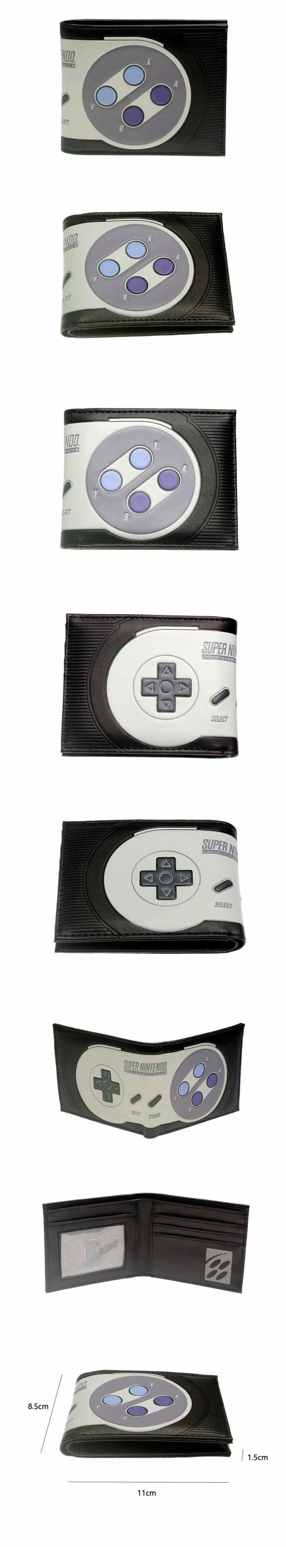 Супер nintendo двойной кошелек женский кошелек DFT-2215