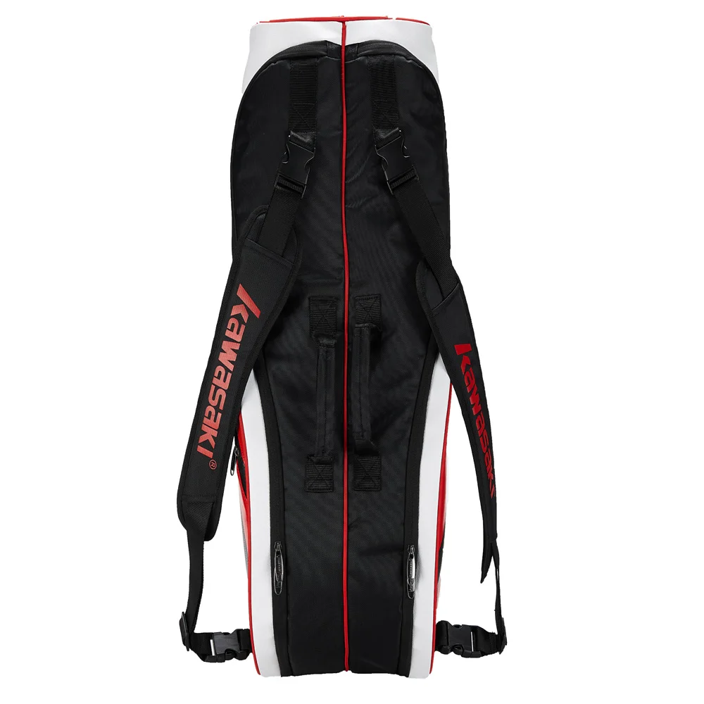 Kawasaki 9 шт. большая сумка для бадминтона спортивная тенниса емкость ракетки обуви