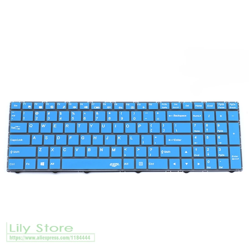 blue Ноутбук ПК планшеты 15,6 дюймов для Thunderobot St-Plus G150Mg G150S St Plus игровая Силиконовая Защитная крышка для клавиатуры - Цвет: blue