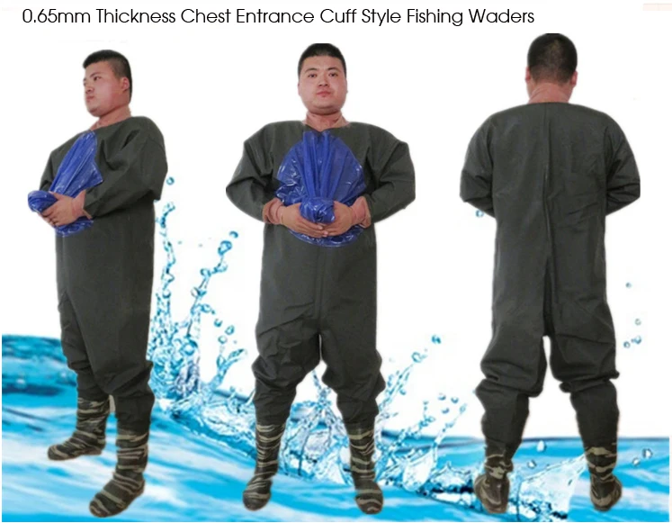 Мужские и женские водонепроницаемые дышащие ботинки на груди рыболовные