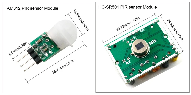 10 шт./лот AM312 pir сенсор HC-SR501Adjust инфракрасный пироэлектрический инфракрасный PIR модуль датчик движения Детектор модуль для arduino