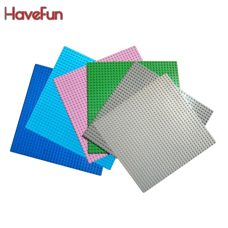 

2019 New 32*32 Dots Classic Base Plates Plastic Building Blocks Floor Thick Compatible City Construction Kids Toys