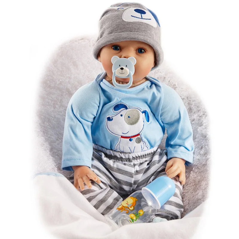 Кукла Reborns 55 см новинка ручная работа силиконовая кукла reborn baby Очаровательная