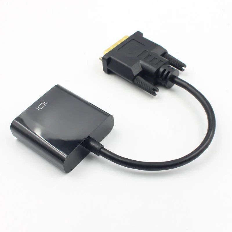 1080P DVI-D 24 + 1 штыревой разъем для VGA 15Pin женский активный кабель адаптер конвертер JR