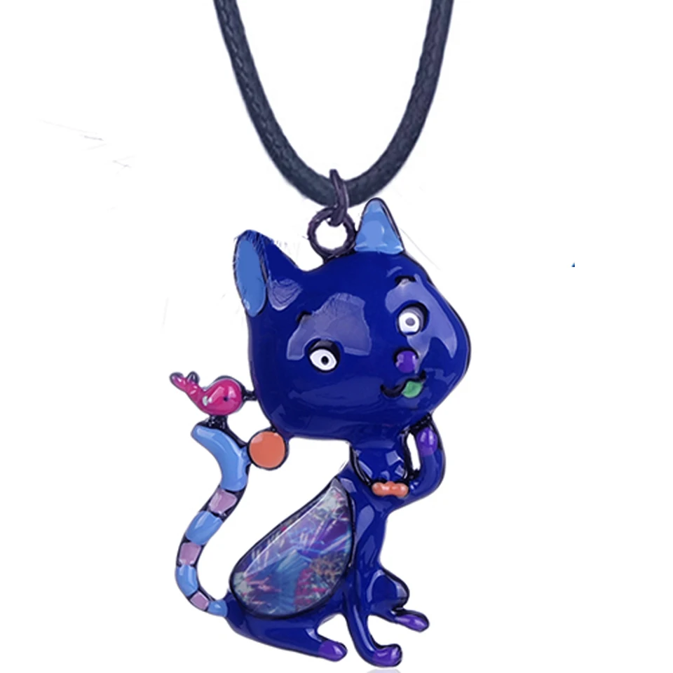 D &amp Rui Женская бижутерия ожерелье животное кошка птица животные подвеска