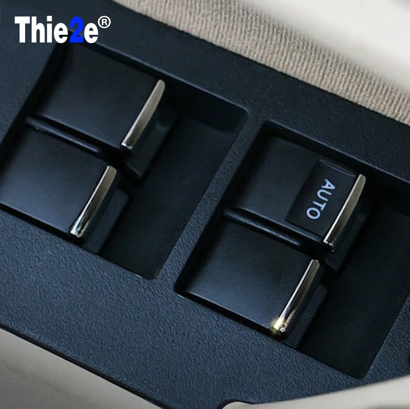 Новый хромированный дверной переключатель 7 шт. крышка кнопки подъема для Toyota RAV4