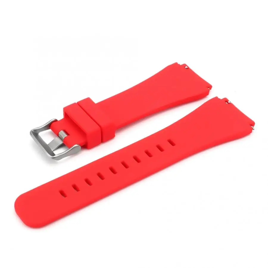 Регулируемый ремешок для часов из силикагеля сменный Samsung Gear S3 Frontier черный белый