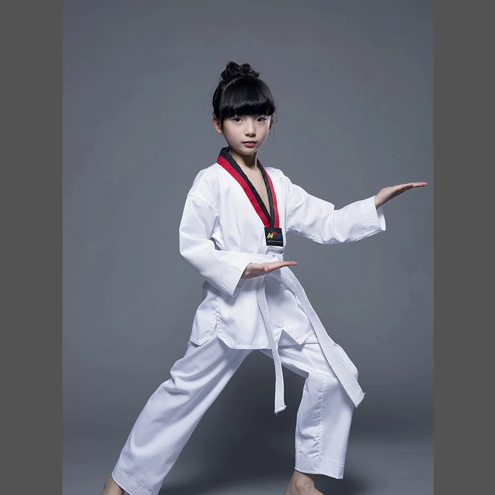 WYOTURN Брендовая детская одежда для мужчин и женщин тхэквондо TKD униформа добка