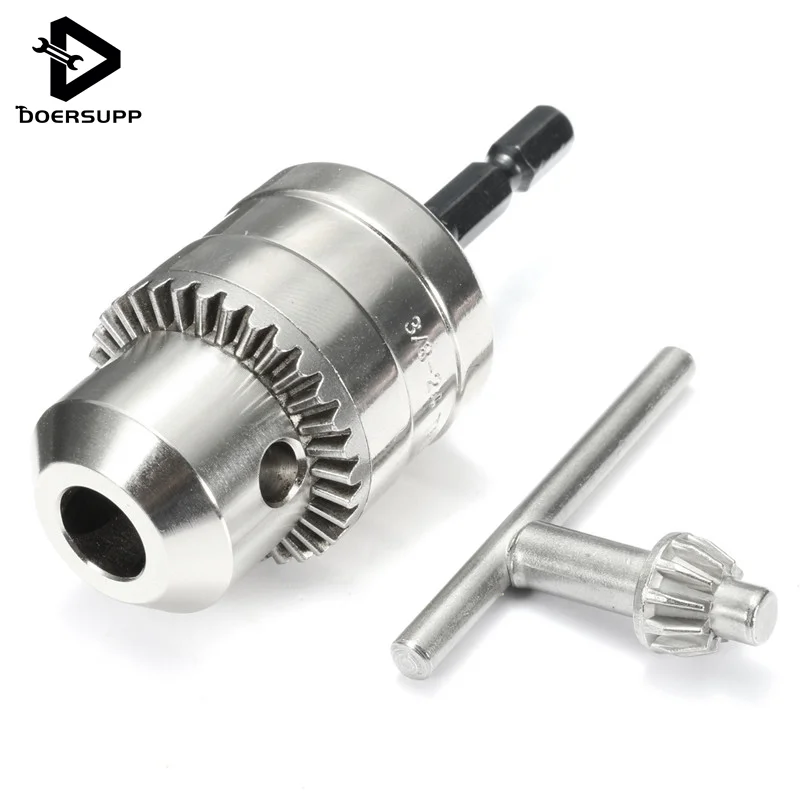 Сверлильный патрон с адаптером SDS & Key 1 шт. подходит для всех сверл 5 10 мм B12 3/8 24UNF