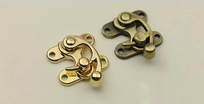 100 шт./лот высококачественные бледно золотой литья багажа сумки аппаратными