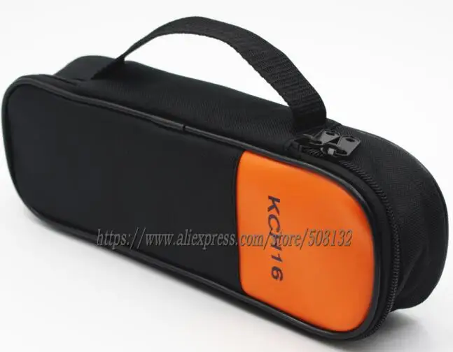 KCH16-Orange Оранжевый мягкий чехол, сумка KCH12 KCH16 KCH17 KCH18 KCH19 KCH20, используется для клещевых измерителей, мультиметра KYORITSU Fluke Uni-T HIOKI Testo Sanwa - Цвет: KCH16-Orange