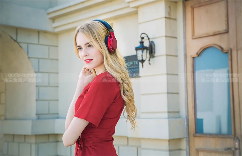 Оригинальные наушники Audio-Technica ATH-AR5BT, Bluetooth, музыкальные Проводные/беспроводные складные наушники с пультом дистанционного управления, микрофон Hi-Res Hifi