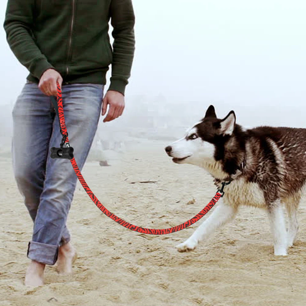Нейлоновая леопардовая тренировочная веревка для щенков поводок прогулок с