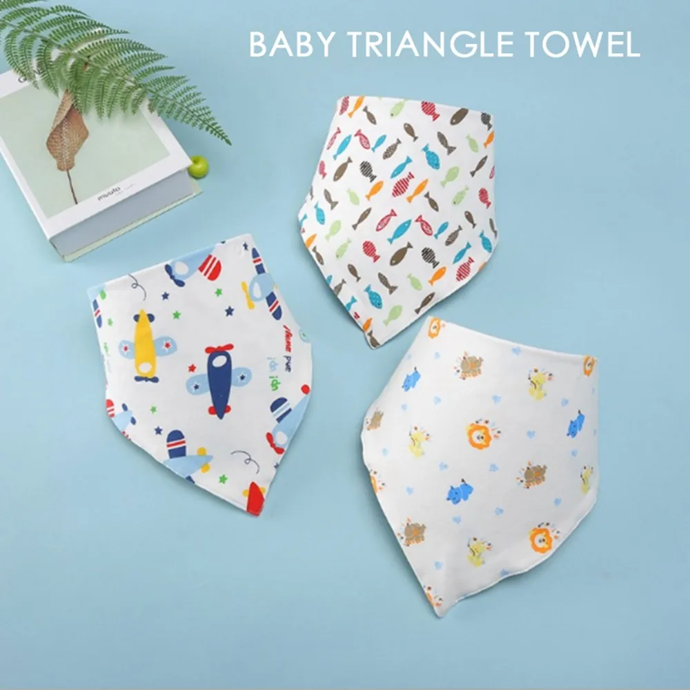 3 шт. детские нагрудники аксессуары для новорожденных девочек бандана хлопковый