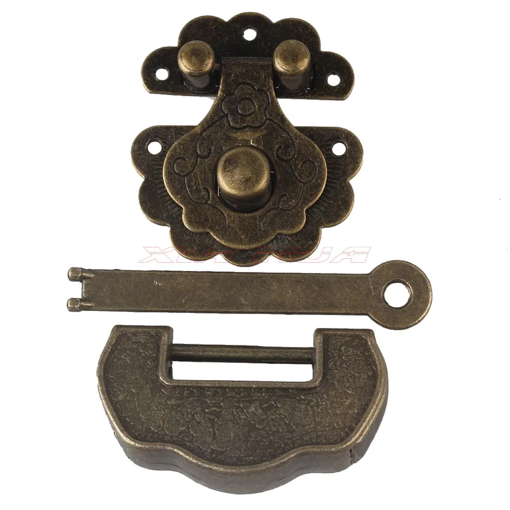 1 компл. античный замок из бронзы в китайском старинном стиле + с китайской